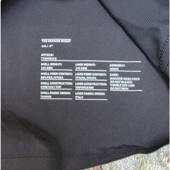 Ten Thousand Session Shorts-5" XXL Lined - Picture 6 of 7